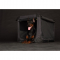 Preview: Nylon Hundetransportbox schwarz - versch. Größen robust-bequem-