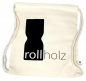 Preview: Bio-Baumwollbeutel Fairtrade rollholz