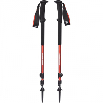 Trekkingstöcke Trail rot-schwarz 100-140cm