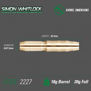 Winmau Simon Whitlock Softdart Brass 2227-18 g