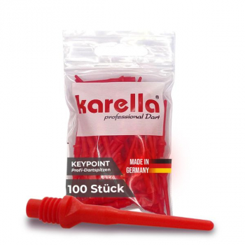 Softspitze Karella Keypoint 2BA Gewinde 100 St. Rot