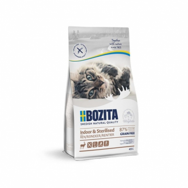 Bozita Indoor & Sterilised Grainfree Reindeer 400 g