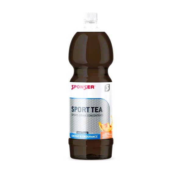 Sponser Sport Tea Peach 1L Flasche - hypotonisch