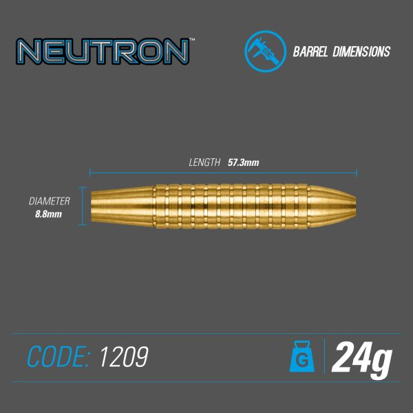 Winmau Neutron Brass Steeldart 1209