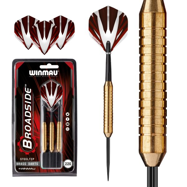 Winmau Broadside Brass Steeldart 1225-22 g