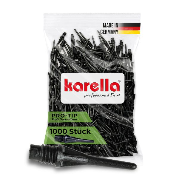 Softspitze Karella Pro-Tip 2BA Gewinde 1000 St. Schwarz