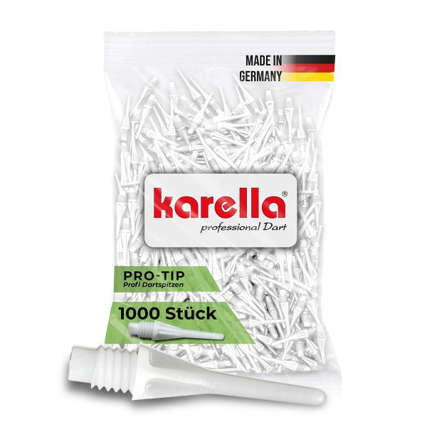 Softspitze Karella Pro-Tip 2BA Gewinde 1000 St. Weiß