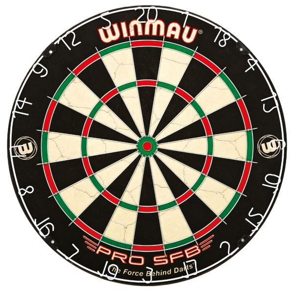 Winmau Dartboard PRO-SFB im Set inklusive 2 Satz Winmau Steeldarts